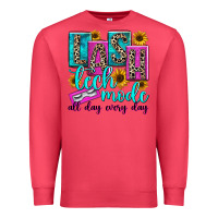 Cardinal lash tech mode all day every day Premium Sweatshirt - texasbilliewilder
