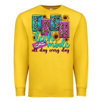 Lemon lash tech mode all day every day Premium Sweatshirt - texasbilliewilder