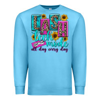 Ocean Blue lash tech mode all day every day Premium Sweatshirt - texasbilliewilder