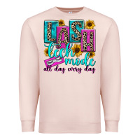 Pale Pink lash tech mode all day every day Premium Sweatshirt - texasbilliewilder