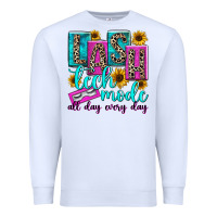 White lash tech mode all day every day Premium Sweatshirt - texasbilliewilder