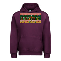 Mauve Wine christmas with cross license plate Urban Hoodie - BundleAndBundleShop
