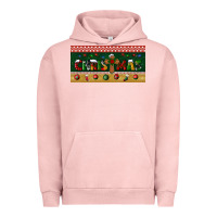 Pigment Salmon christmas with cross license plate Urban Hoodie - BundleAndBundleShop