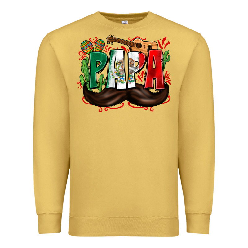 Papa Mexico Premium Sweatshirt by Zillion Design Studio | Teevron
