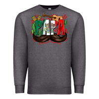 Charcoal Heather papa mexico Premium Sweatshirt - Zillion Design Studio