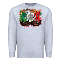 Heather Grey papa mexico Premium Sweatshirt - Zillion Design Studio