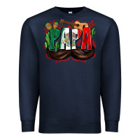 Navy papa mexico Premium Sweatshirt - Zillion Design Studio