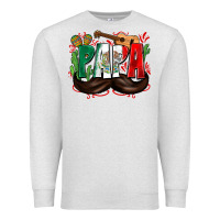 Oatmeal Heather papa mexico Premium Sweatshirt - Zillion Design Studio