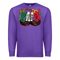 Purple papa mexico Premium Sweatshirt - Zillion Design Studio