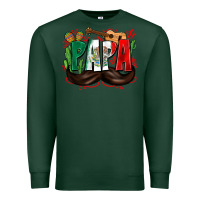 Sports Green papa mexico Premium Sweatshirt - Zillion Design Studio