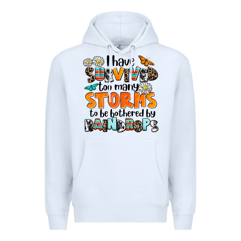 I Have Survived To May Storms To Be Bothered By Ra Premium Hoodie by AdoDesignShop | Teevron
