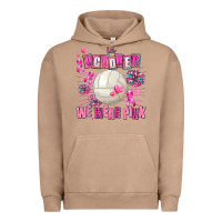 Pigment Burro in october we wear pink volleyball Urban Hoodie - AdoDesignShop