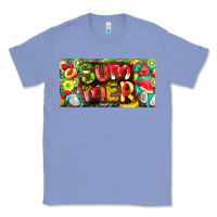 Colony Blue summer with fruits license plate Classic Tee - BarkalooDesign