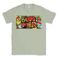 Matcha summer with fruits license plate Classic Tee - BarkalooDesign