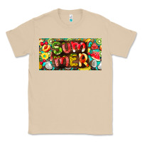 Mushroom summer with fruits license plate Classic Tee - BarkalooDesign