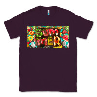 Plum summer with fruits license plate Classic Tee - BarkalooDesign