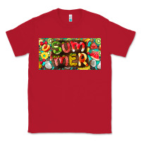Red summer with fruits license plate Classic Tee - BarkalooDesign