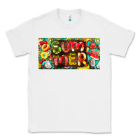 White summer with fruits license plate Classic Tee - BarkalooDesign