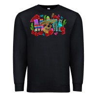 Black mom mexico Premium Sweatshirt - Zillion Design Studio