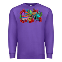 Purple mom mexico Premium Sweatshirt - Zillion Design Studio