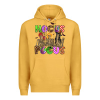 Mustard hocus pocus skeleton Premium Hoodie - AdoDesignShop