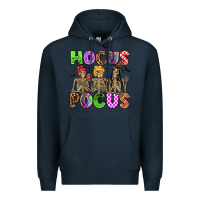 Navy hocus pocus skeleton Premium Hoodie - AdoDesignShop