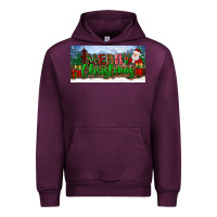 Mauve Wine merry christmas with santa claus license plate Urban Hoodie - BundleAndBundleShop