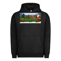 Pigment Black merry christmas with santa claus license plate Urban Hoodie - BundleAndBundleShop
