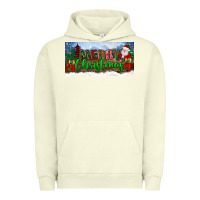 Pigment Pistachio merry christmas with santa claus license plate Urban Hoodie - BundleAndBundleShop
