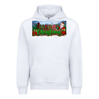 White merry christmas with santa claus license plate Urban Hoodie - BundleAndBundleShop