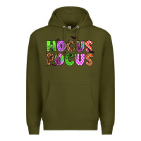 Army Green hocus pocus Premium Hoodie - AdoDesignShop