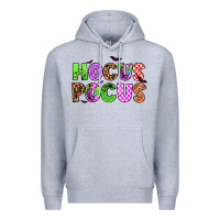 Heather Grey hocus pocus Premium Hoodie - AdoDesignShop