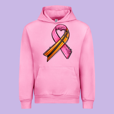 Breast Cancer Sport Ribbons Urban Hoodie Designed By Adodesignshop