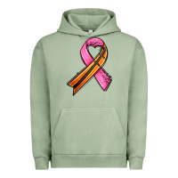 Pigment Oil Green breast cancer sport ribbons Urban Hoodie - AdoDesignShop