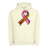 Pigment Pistachio breast cancer sport ribbons Urban Hoodie - AdoDesignShop