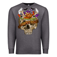 Charcoal Heather sweet & sinister Premium Sweatshirt - RanaPortraitStore