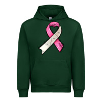 Forest Green breast cancer sport ribbons Urban Hoodie - AdoDesignShop