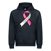 Navy breast cancer sport ribbons Urban Hoodie - AdoDesignShop