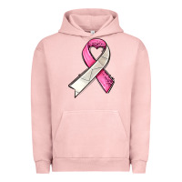 Pigment Salmon breast cancer sport ribbons Urban Hoodie - AdoDesignShop