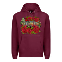 Burgundy christmas chingona Premium Hoodie - JahusDesignShop