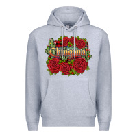 Heather Grey christmas chingona Premium Hoodie - JahusDesignShop