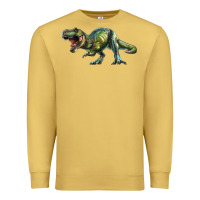 Antique Gold t rex dinosaur Premium Sweatshirt - RanaPortraitStore
