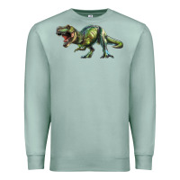 Seafoam t rex dinosaur Premium Sweatshirt - RanaPortraitStore