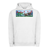 Pigment Lunar Rock merry christmas with santa sleigh Urban Hoodie - BundleAndBundleShop