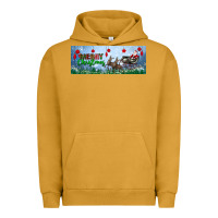Pigment Peanut Butter merry christmas with santa sleigh Urban Hoodie - BundleAndBundleShop