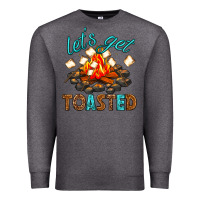 Charcoal Heather lets get toasted Premium Sweatshirt - texasbilliewilder