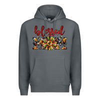 Rock Christmas blessed mom Premium Hoodie - JahusDesignShop