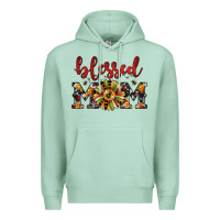 Seafoam Christmas blessed mom Premium Hoodie - JahusDesignShop