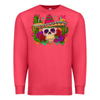 Cardinal mexican skull Premium Sweatshirt - Zillion Design Studio