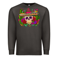 Smoke mexican skull Premium Sweatshirt - Zillion Design Studio